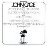 John Cage – John Cage LP Renkli Plak