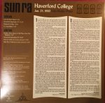 Sun Ra – Haverford College 1980 Solo Piano LP Plak - Görsel 2