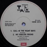 Talk Talk – My Foolish Friend (Extended Version) 12'' Maxi Single Plak - Görsel 4