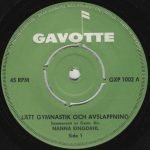 Nanna Ringdahl ‎– Lätt Gymnastik Och Avslappning 45lik Plak - Görsel 4