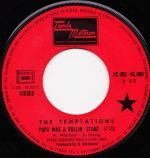 The Temptations – Papa Was A Rollin' Stone 45lik Plak - Görsel 2