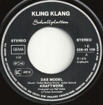 Kraftwerk – Das Model 45lik Plak - Görsel 2
