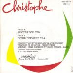 Christophe – Succès Fou 45lik Plak - Görsel 2