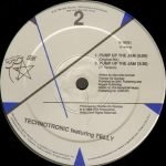 Technotronic Featuring Felly – Pump Up The Jam 12'' Maxi Single Plak (Early House) - Görsel 4