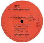 C.C.C.P. – United States Of Europe 12'' Maxi Single Plak - Görsel 3
