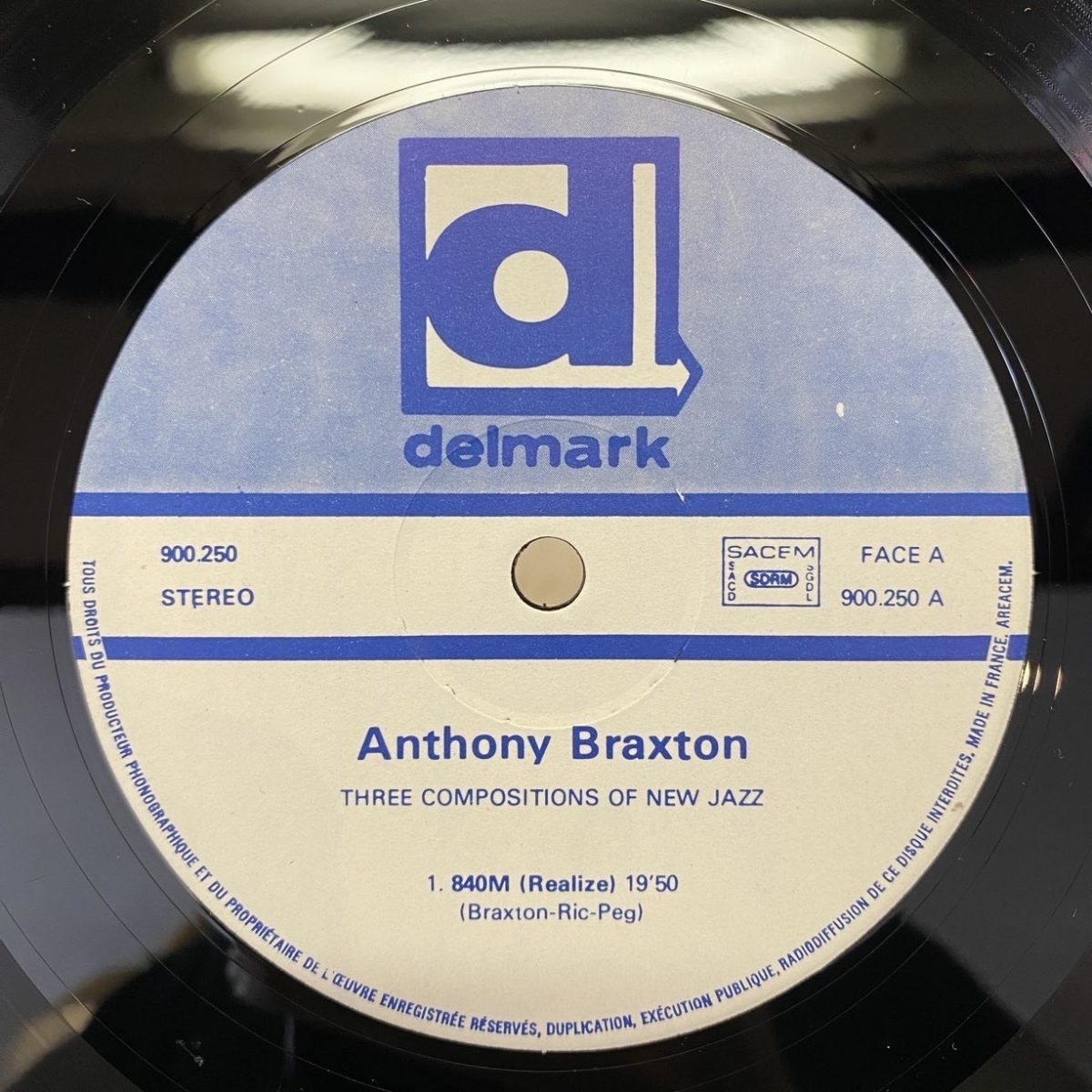 Anthony Braxton – 3 Compositions Of New Jazz LP Plak - Görsel 3
