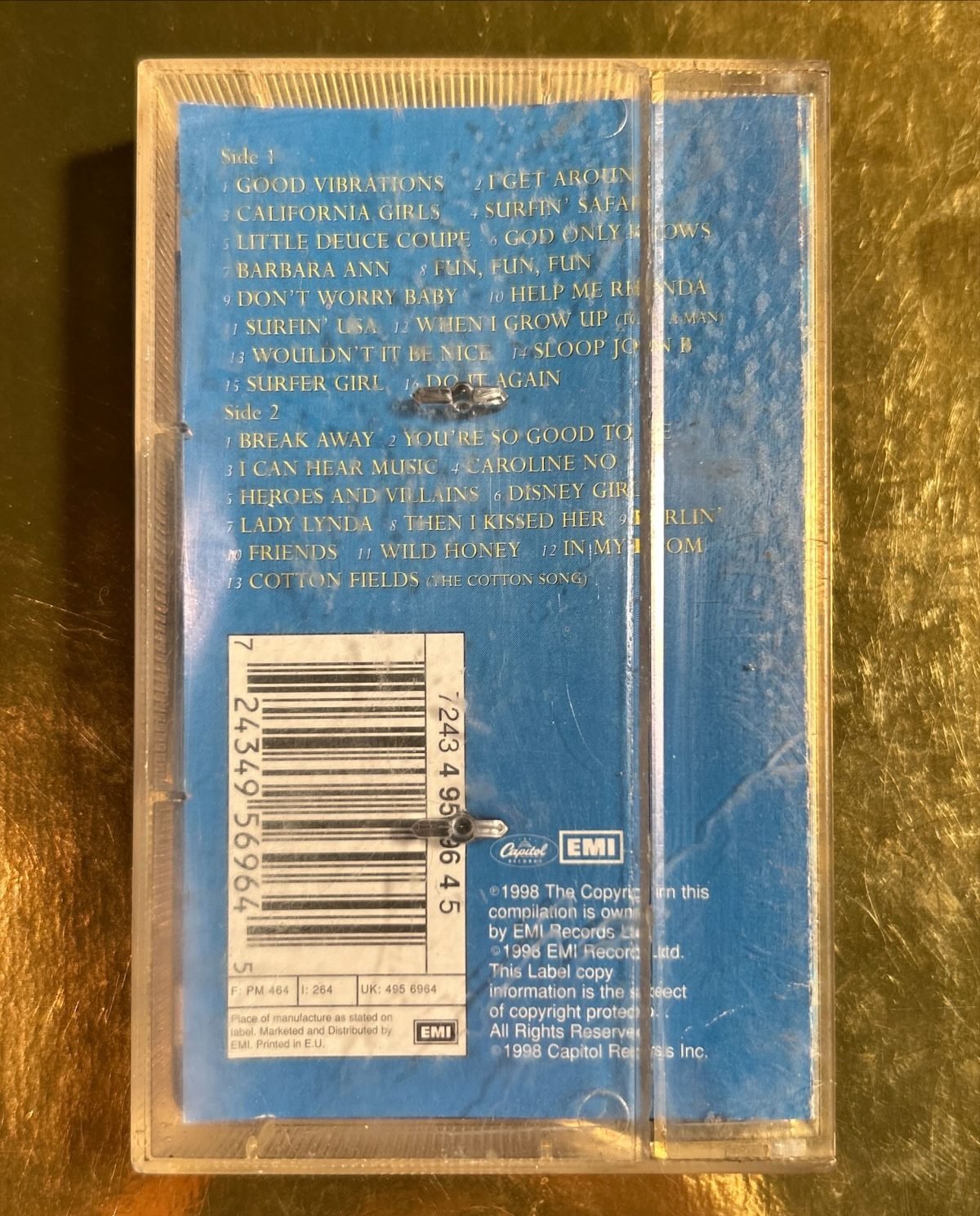 The Beach Boys ‎– Greatest Hits Kaset - Görsel 2