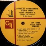 Stanley Turrentine – Don't Mess With Mister T. LP Plak - Görsel 6