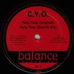 C.V.O. ‎– Party Time 12" Maxi Single Plak (Chicago House)