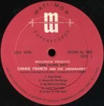 Connie Francis – Sing Along With Connie Francis LP Plak - Görsel 3
