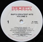 Rap's Greatest Hits Volume 2 LP Plak - Görsel 3