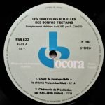 Bonpos Tibétains – Les Traditions Rituelles Des Bonpos Tibétains LP Plak - Görsel 3