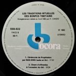 Bonpos Tibétains – Les Traditions Rituelles Des Bonpos Tibétains LP Plak - Görsel 4
