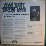 Zoot Sims And His Orchestra – New Beat Bossa Nova Means The Samba Swings LP Plak - Görsel 2