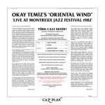 Okay Temiz's Oriental Wind – Live At Montreux Jazz Festival 1982 LP Plak - Görsel 2