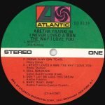 Aretha Franklin – I Never Loved A Man The Way I Love You LP Plak - Görsel 3