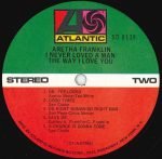 Aretha Franklin – I Never Loved A Man The Way I Love You LP Plak - Görsel 4