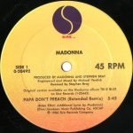 Madonna – Papa Don't Preach 12'' Maxi Single Plak
