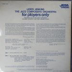Leroy Jenkins, The Jazz Composer's Orchestra – For Players Only LP Plak - Görsel 2