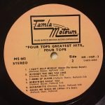 Four Tops – Four Tops Greatest Hits LP Plak - Görsel 3