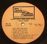 Four Tops – Four Tops Greatest Hits LP Plak - Görsel 4