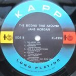 Jane Morgan – The Second Time Around LP Plak - Görsel 4