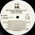 Jody Watley Featuring Roy Ayers – I Love To Love 12" Maxi Single Plak (House) - Görsel 2