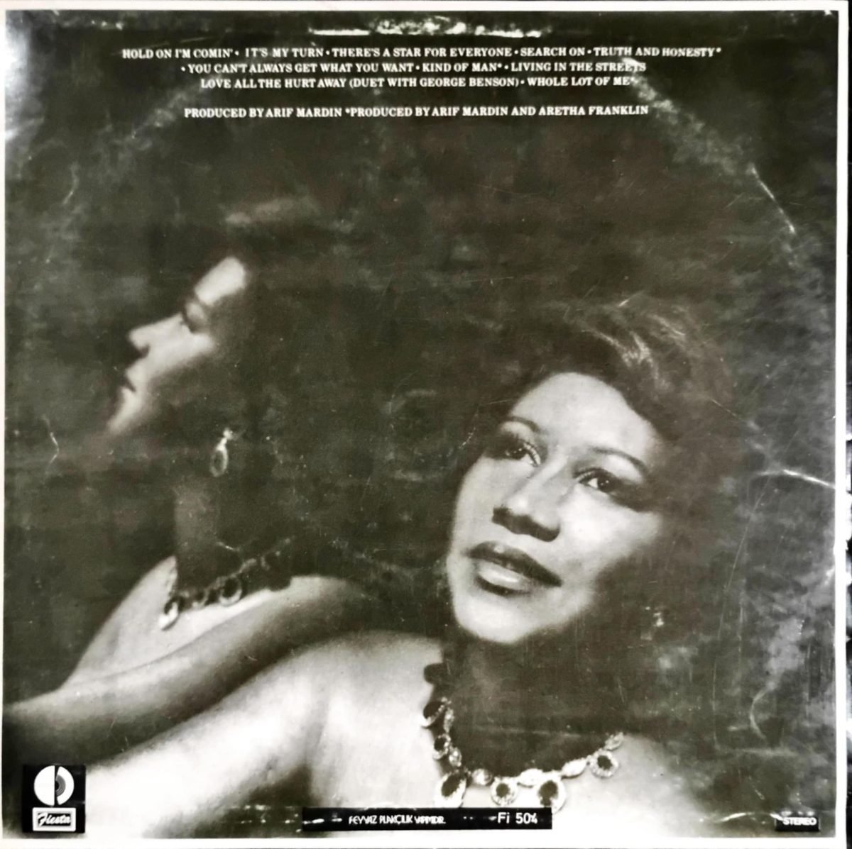 Aretha Franklin – Love All The Hurt Away LP Plak - Görsel 2