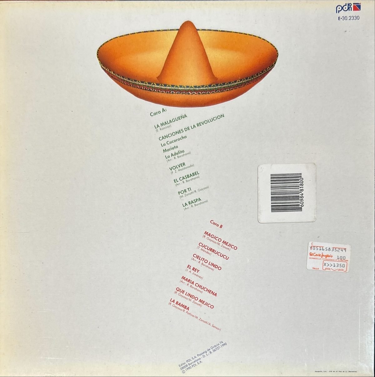 Los Machucambos – Magico Mexico LP Plak - Görsel 2