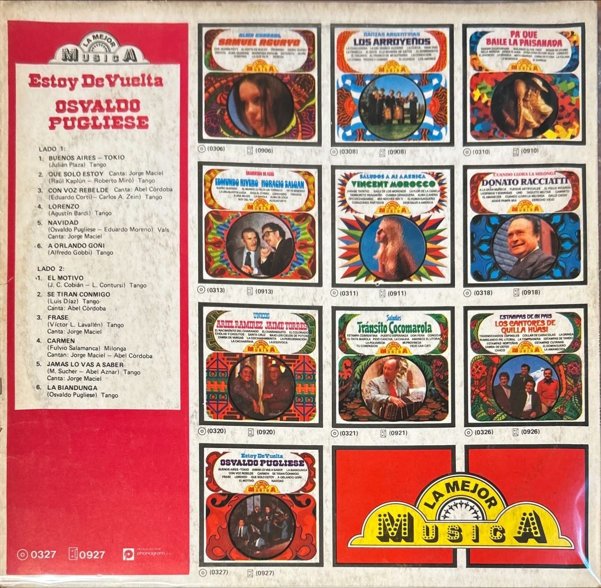 Osvaldo Pugliese – Estoy De Vuelta LP Plak - Görsel 2