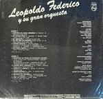 Leopoldo Frederico Y Su Gran Orquestra LP Plak (Tango) - Görsel 2
