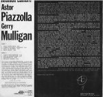 Astor Piazzolla & Gerry Mulligan ‎– Reunión Cumbre LP Plak - Görsel 2