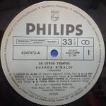 Susana Rinaldi – De Otros Tiempos LP Plak (Tango) - Görsel 3