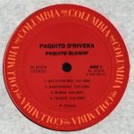 Paquito D'Rivera – Paquito Blowin' LP Plak - Görsel 3