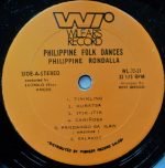 Philippine Rondalla – Philippine Folk Dances LP Plak - Görsel 3