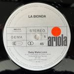 La Bionda – Baby Make Love 12'' Maxi Single Plak - Görsel 3
