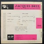 Jacques Brel – Le Plat Pays 45lik Plak - Görsel 2