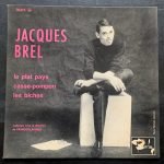 Jacques Brel – Le Plat Pays 45lik Plak