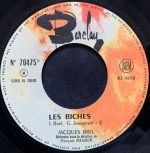 Jacques Brel – Le Plat Pays 45lik Plak - Görsel 4