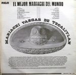 Mariachi Vargas de Tecalitlán – El Mejor Mariachi Del Mundo LP Plak - Görsel 2