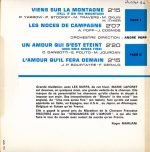 Marie Laforêt – Viens Sur La Montagne 45lik Plak - Görsel 4