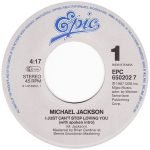 Michael Jackson – I Just Can't Stop Loving You 45lik Plak - Görsel 3