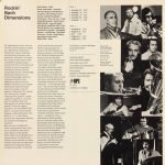 Ack Van Rooyen, Sigi Schwab, Horst Jankowski, Herb Geller, Åke Persson ∙ Wolfgang Dauner ∙ Erik van Lier ∙ Bobby Gutesha – Rockin' Bach Dimensions LP Plak - Görsel 2
