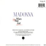 Madonna – Who's That Girl 45lik Plak - Görsel 2