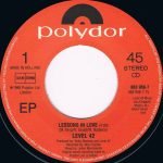 Level 42 – Lessons In Love 45lik Plak - Görsel 3