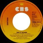 Santana – Say It Again 45lik Plak - Görsel 3