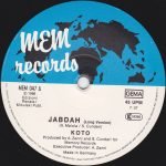 Koto – Jabdah 12" Maxi Single Plak - Görsel 3