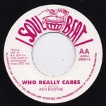 Justin Hinds & The Dominoes / Ken Boothe – Sinners / Who Really Cares 45lik Plak