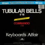 Keyboards Affair – Tubular Bells (New Dance Version) 12" Maxi Single Plak - Görsel 2