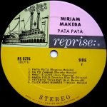 Miriam Makeba – Pata Pata LP Plak - Görsel 3